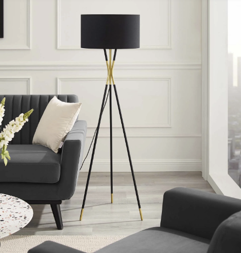 Enhance Your Space with a Stylish Black Living Room Floor Lamp